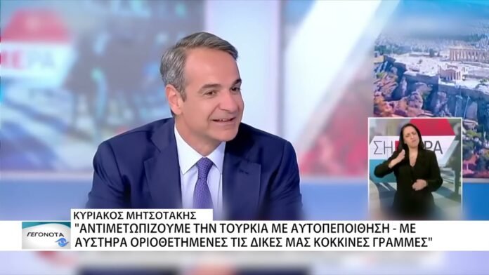 Μητσοτάκης: Αντιμετωπίζουμε την Τουρκία με αυτοπεποίθηση, με αυστηρά οριοθετημένες κόκκινες γράμμες